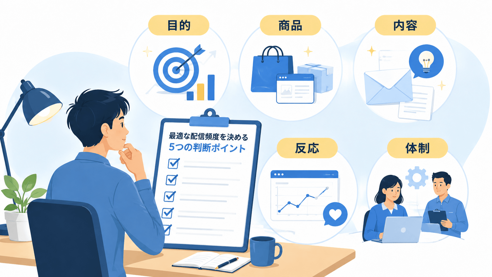 自社にぴったりの配信頻度はどう決める？5つのポイントをチェック！