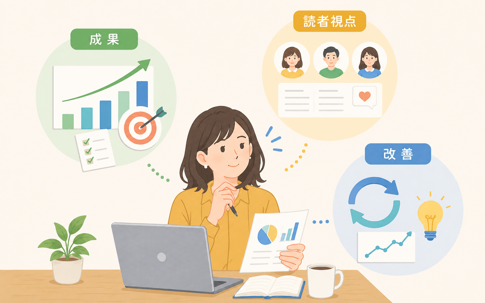 成果を出す担当者はここが違う！日々の業務で大切な3つの考え方