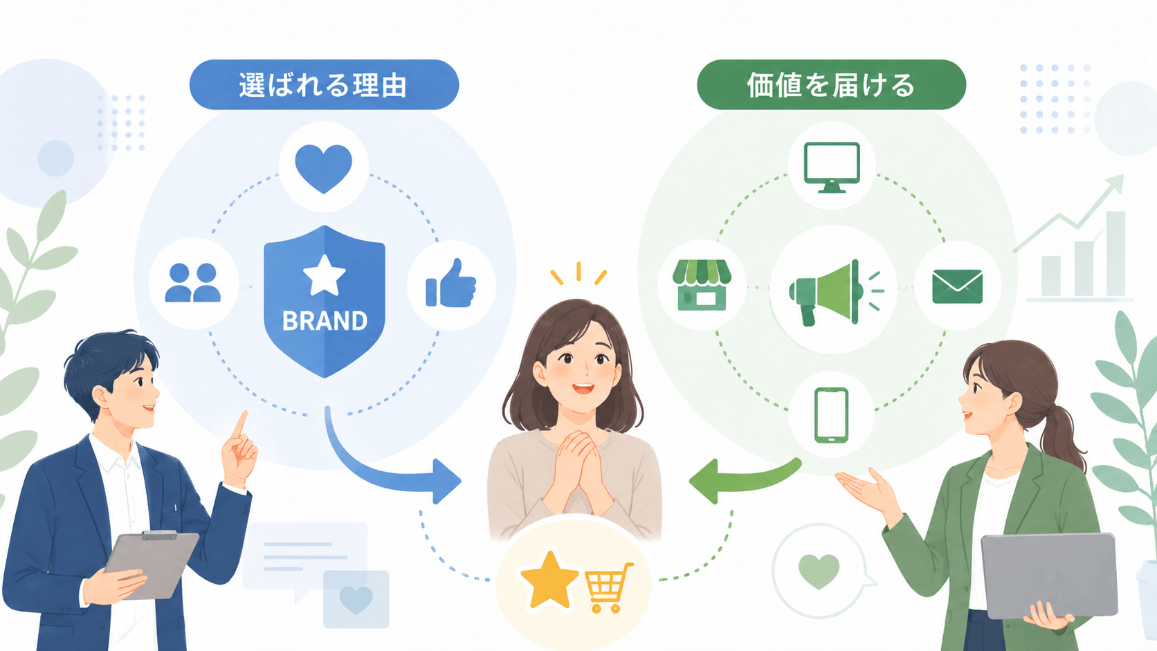 そもそも何をする？ブランディングとマーケティングの役割を理解しよう！