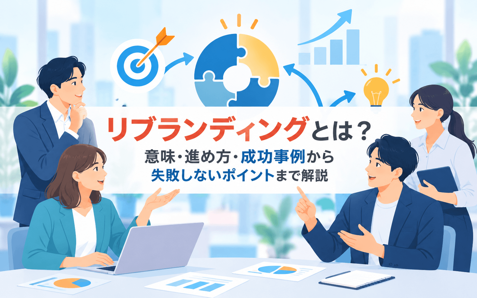 リブランディングとは？意味・進め方・成功事例から失敗しないポイントまで解説